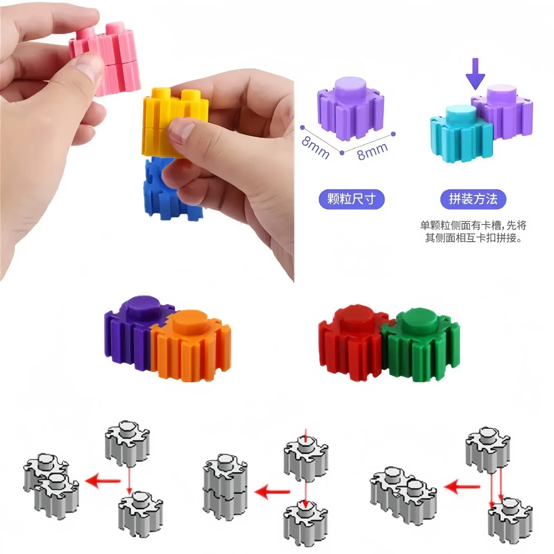 Blocs de construction de chasseurs de démons, personnage HUNTR/X Rumi Mira Zoey modèle 3D, Mini figurine en brique, jouets pour enfants