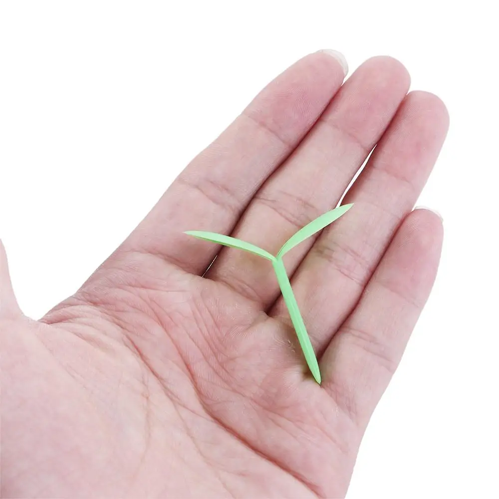 Office Creative Silicone Green Bookmarks Reading Sprout Bookmark Grass Buds Bookmark Little Leaves Bookmark Little Grass Bud