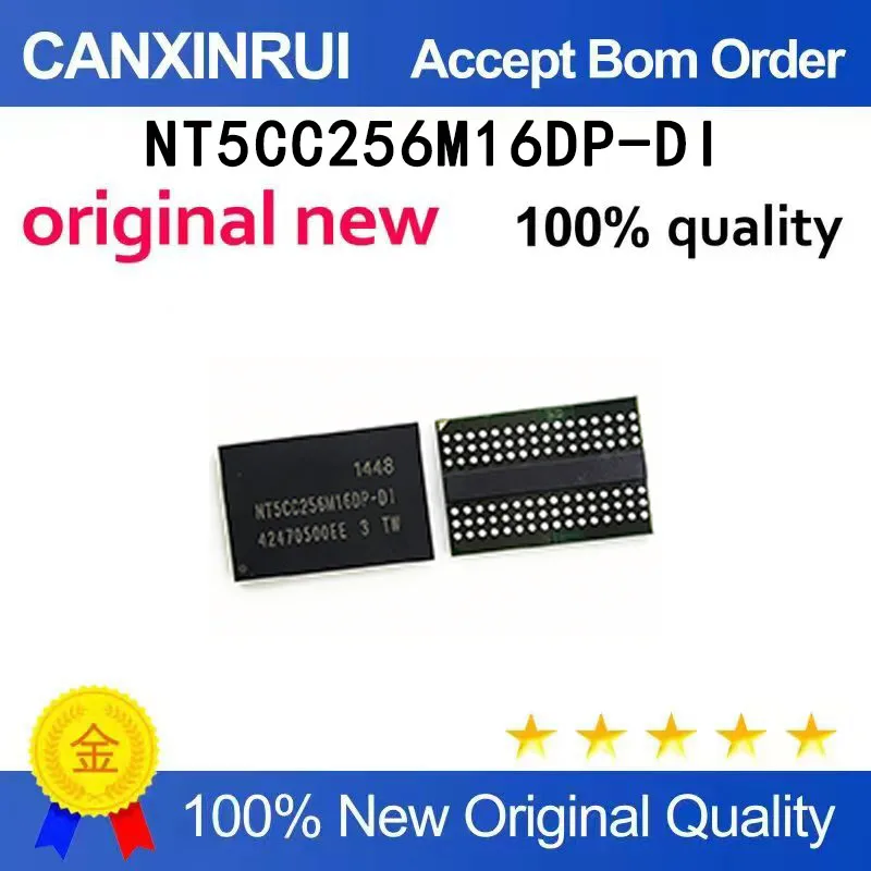 (5-100 pieces)New original NT5CC256M16DP-DI DDR3 4Gb memory granule BGA spot chip IC