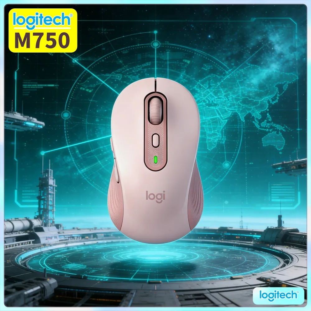M750 Bluetooth Mouse - Smartwheel Scrolling, 3-Device Sync, Soft Grips, 24-Month Battery, Daily Work Pick