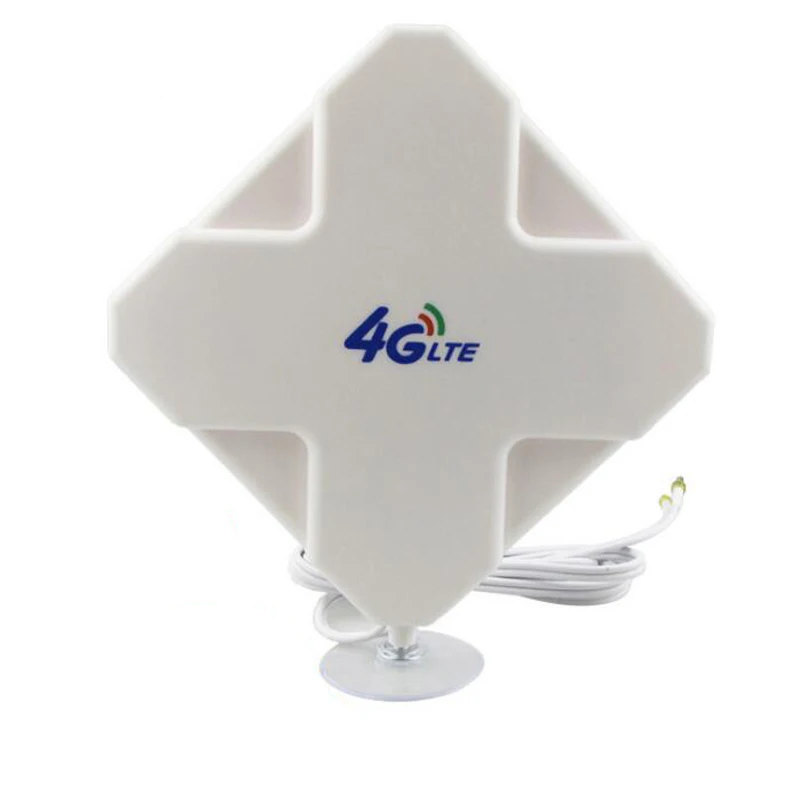 Eden High Gain Antennas 3G 4G LTE Mimo Antenna 35dBi Dual TS9 CRC9 SMA for ZTE for Modem Router Signal Amplifier 2M Cable