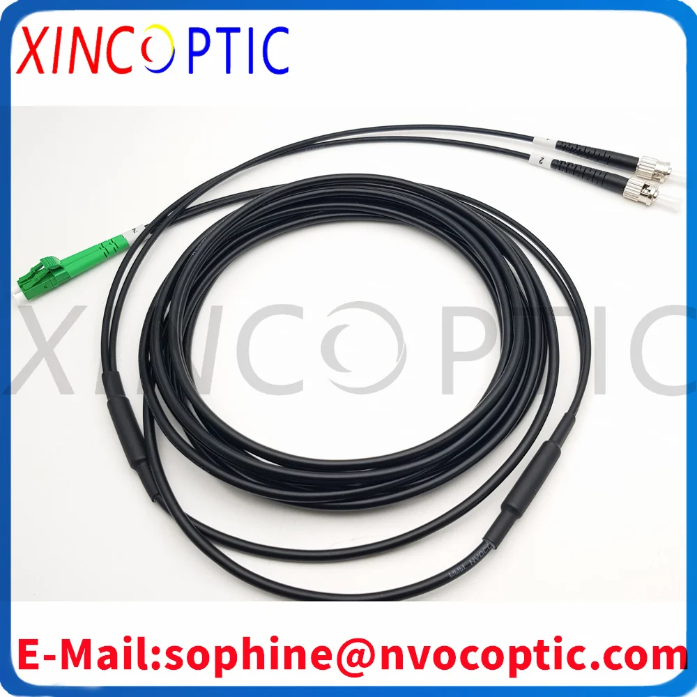 

2-жильный 5 м LC SC ST FC SM, одномодовый OS1 2C G657A1ST/UPC-LC/APC, наружный бронированный ТПУ, 4,0 мм дуплексный оптоволоконный патч-корд