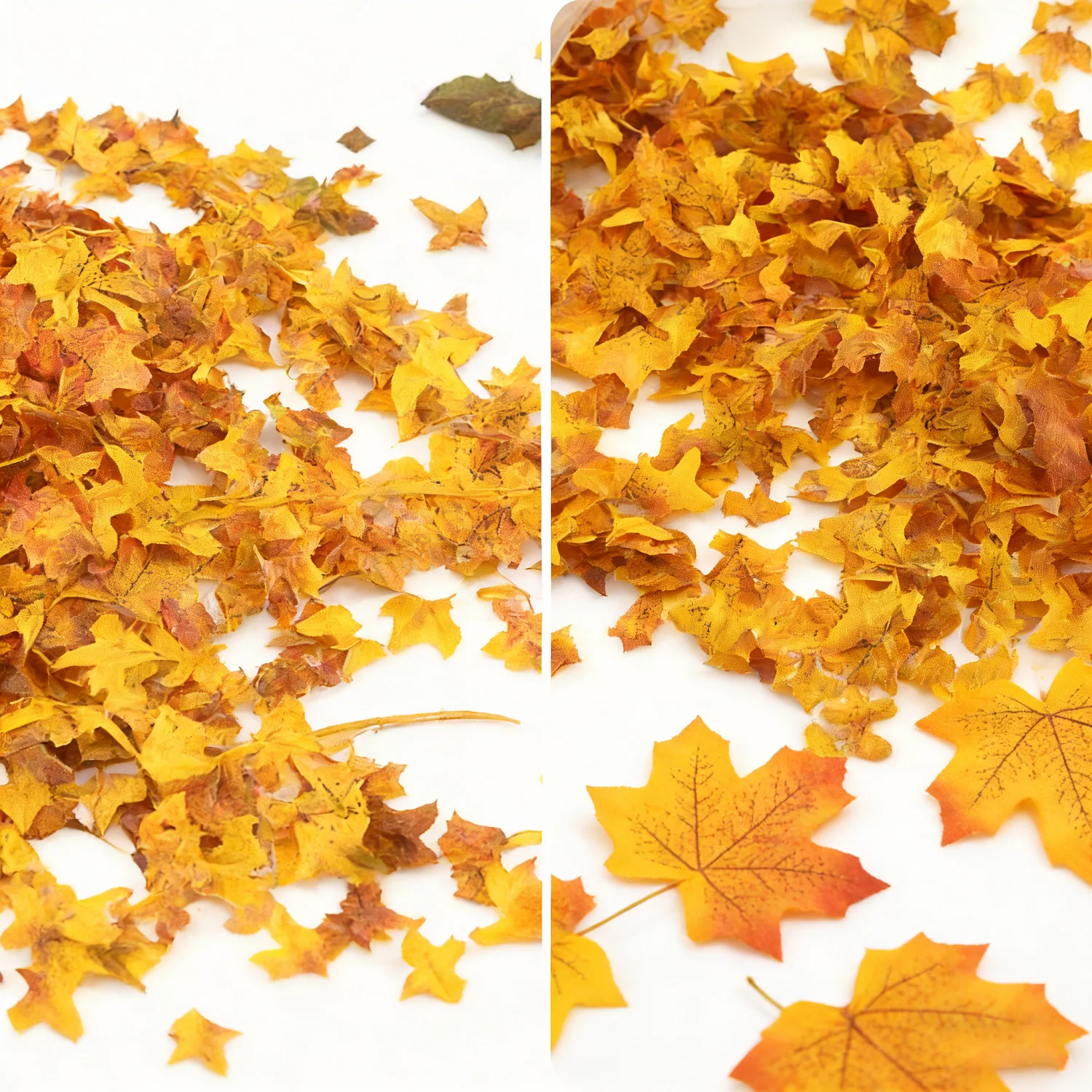 Simulation Fallen Leaves Dry Maple Leaves Tree Powder DIY Supplies for Sand Table Miniature Landscape Handmade Plant Model Toy