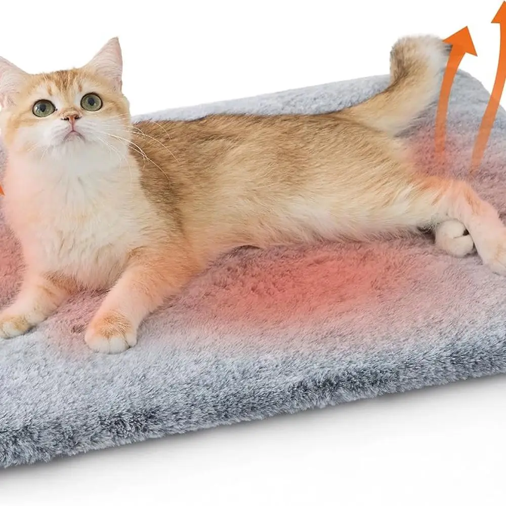 

Самосогревающаяся кровать для кошек, очень теплая самонагревающаяся подушка для кошек и собак, противоскользящий небольшой термоковрик для домашних животных со съемной моющейся подушкой