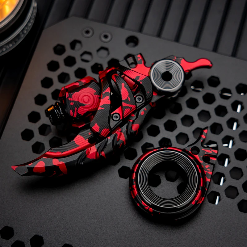 メーカー正規品WANWU LEZHI EDC 高級メタルギミックシリーズ WANWU EDC Steel Bone New Aluminum Alloy Mechanical Composite Metal