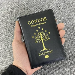 New Pu Leather Passport Cover Tree of Life Passport Holder Travel Wallet Document Orginizer Holder Travel Accessories