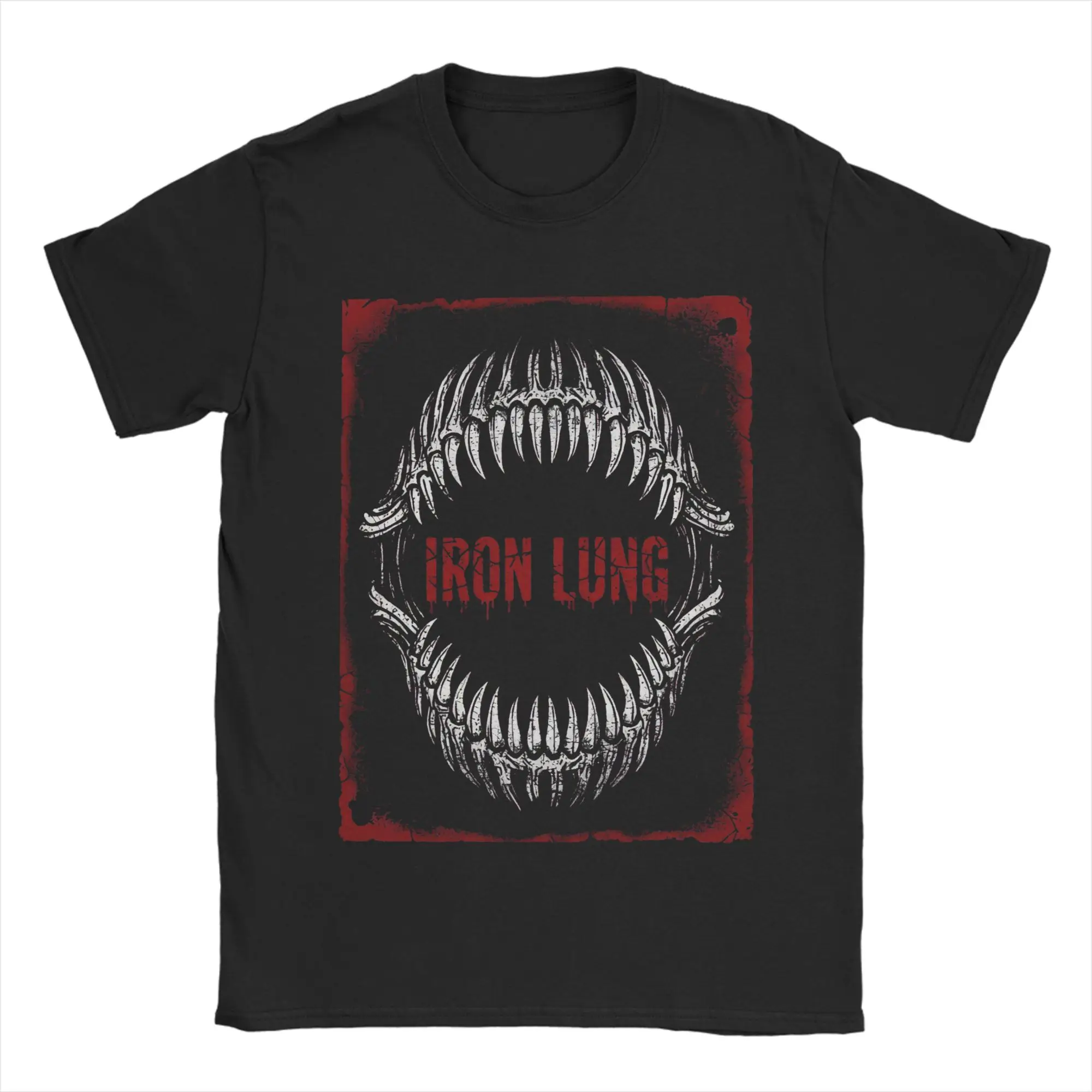Iron Lung Funny Game 100% Cotton T Shirt For Male Beach  Y2K Fun T-Shirts O-Neck Hipster Tees Oversize Hot Sale Tops