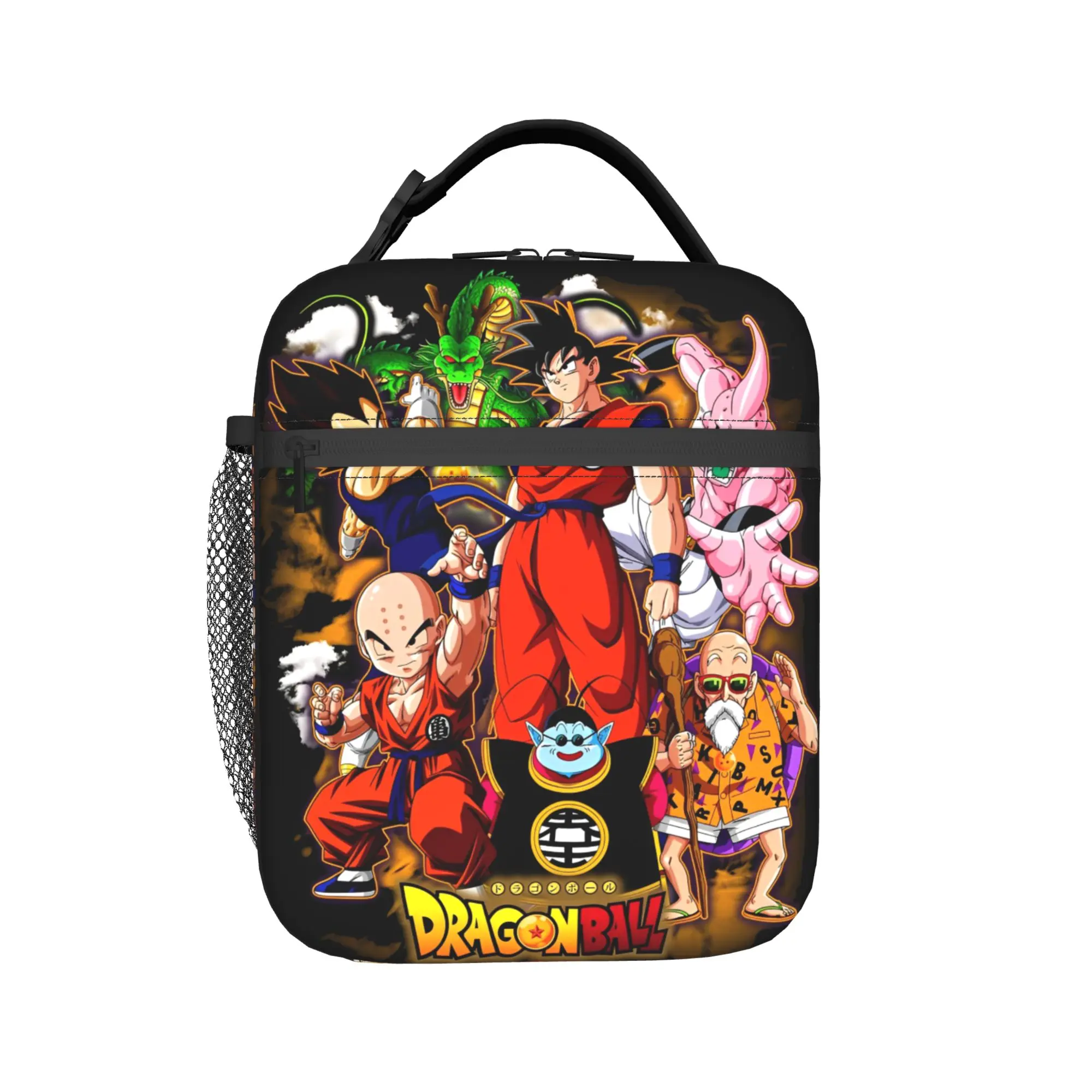 

D-Dragon-Ball-L DragonBalls Thermal Insulated Lunch Bags for Travel Portable Food Bag Container Men Women Thermal Lunch Boxes