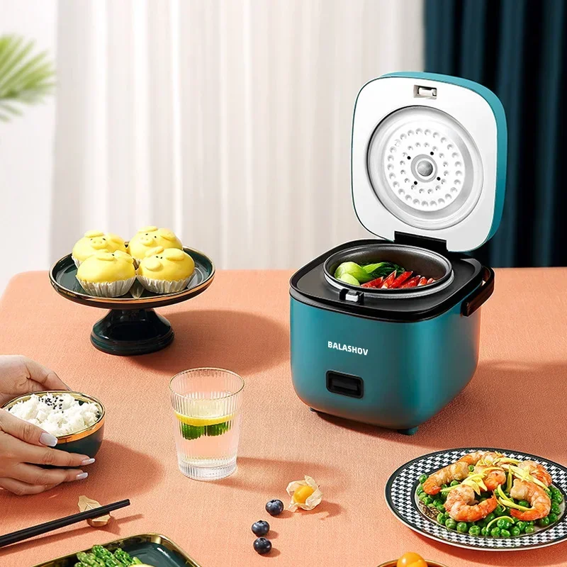 1.2L Portable Mini Rice Cooker Automatic Household Kitchen Electric Cooking machine Food Steamer Small Rice Cooker 220V EU Plug