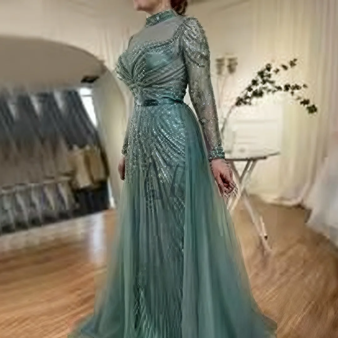 

Вечернее платье русалки с длинными рукавами по индивидуальному заказу, вечерние платья, вечерние платья для дня рождения, выпускного вечера для женщин