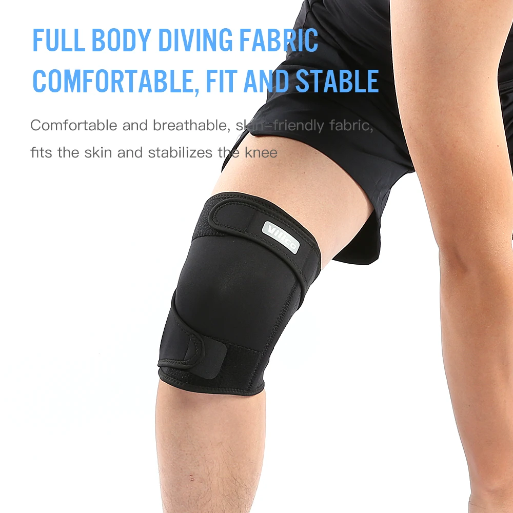 1 Pcs Sports Compression Knee Pads Elastic Knee Protector Thickened Sponge Knee Brace Support for Dancing Workout Training Yoga