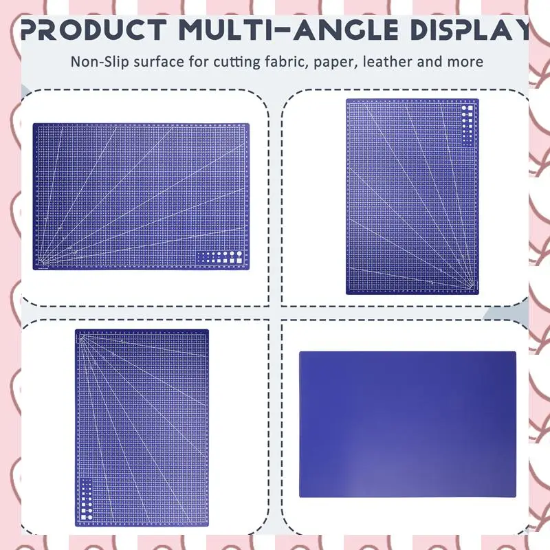 

HHTL A3 / 45 X 30Cm Sewing Cutting Mats Reversible Design Engraving Cutting Board Mat Handmade Hand Tools 1Pc