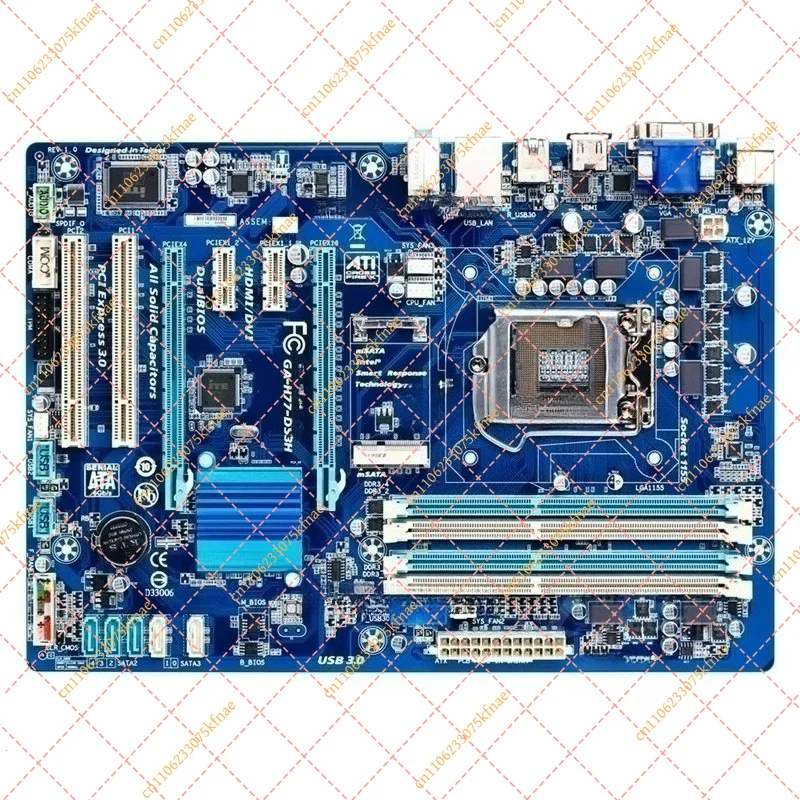 Placa-mãe Gigabyte Z77 LGA 1155 |   Placa-mãe GA-Z77P-D3 / DS3H / D3H, compatível com E3-1230 V2 e i5-3470