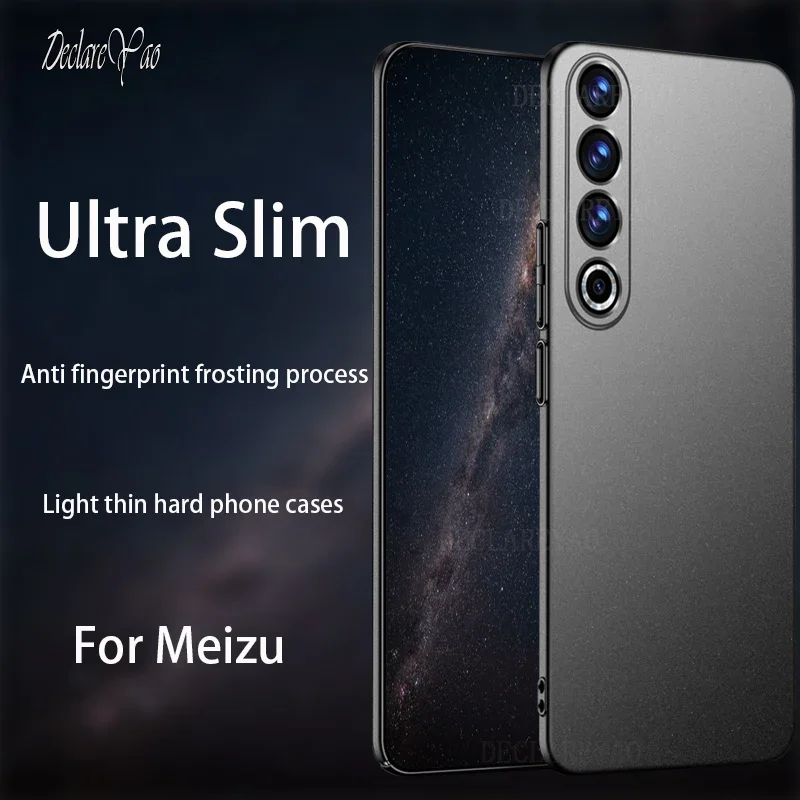 Cases For Meizu 21 Pro Covers Ultra Light Slim Frosted Coque For Meizu 20 Infinity Case Matte Hard Back Cover For Meizu 18 Pro