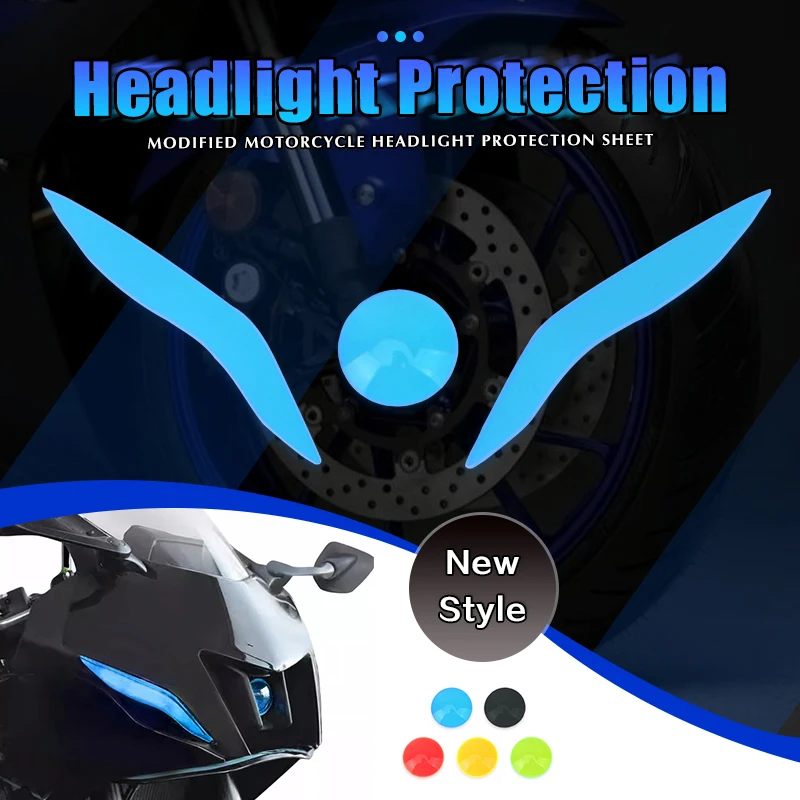 Motorcycle Acrylic Front Headlight Guard Head Light Lens Cover Protector For YZFR7 YZF-R7 YZF R7 2020-2024