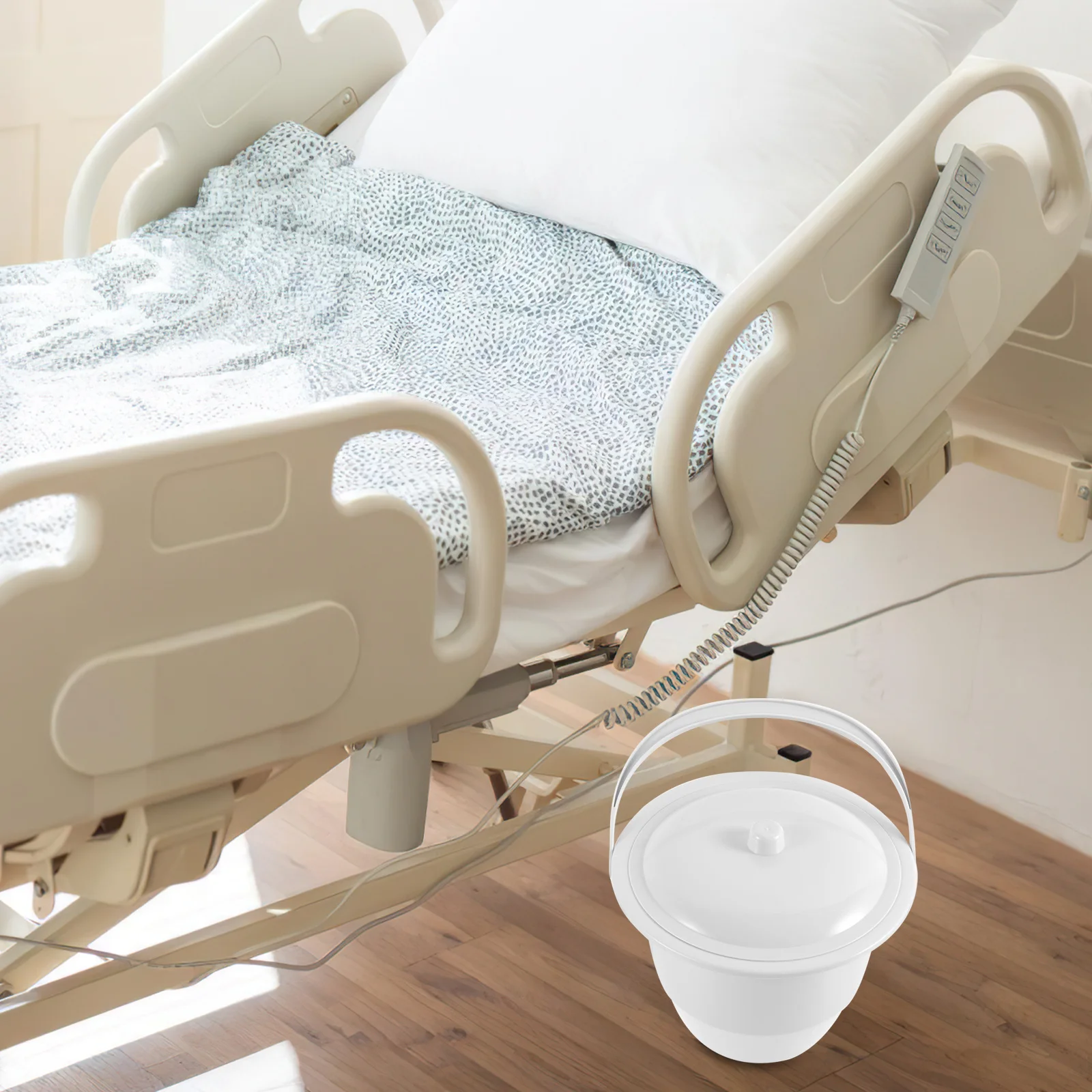 

Portable Urinal With Lid Chamber Pot For Elderly Disabled Adults Kids Reusable Plastic Night Potty Bucket For Home Hospital