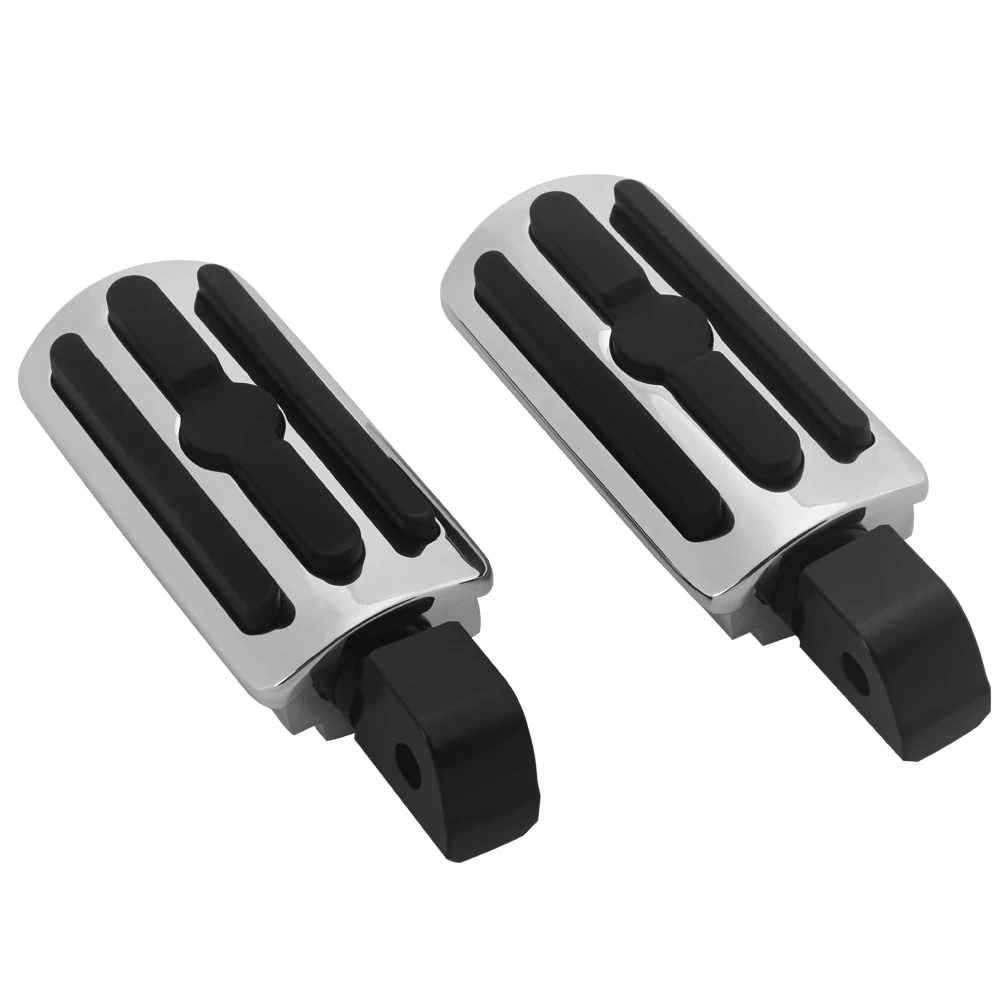 Rear Floorboard Passenger Foot Pegs Defiance Male Mount Footrest For Harley Softail Street Bob FXBB Low Rider FXLR FXBR FLSB