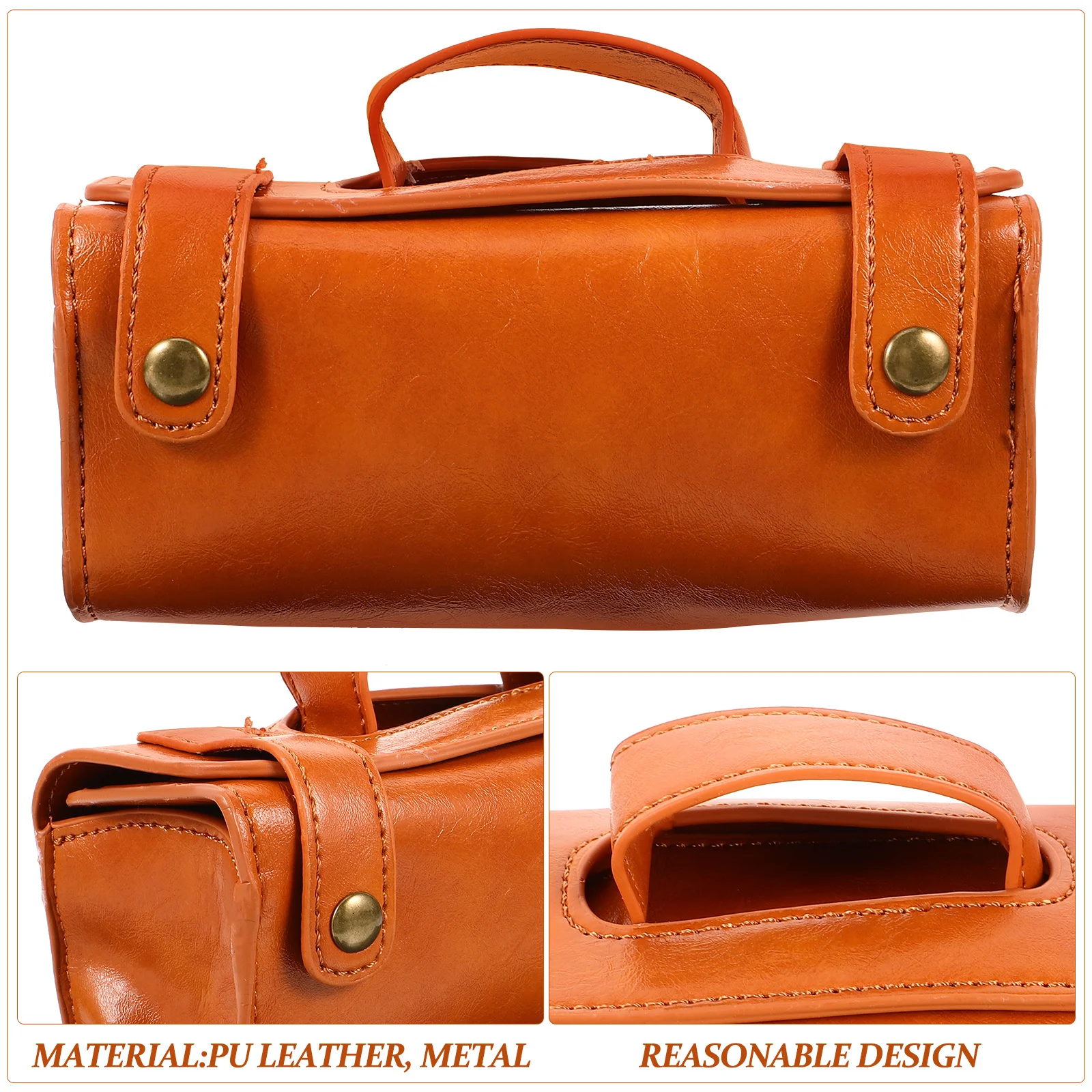 حقيبة غسيل للرجال، منظم أدوات الزينة واسع من البولي يوريثان، مجموعة سفر متعددة الأقسام، حقيبة تخزين ماكينة الحلاقة