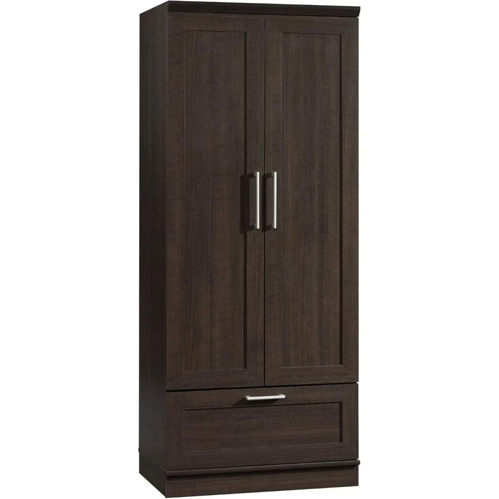 

HomePlus Wardrobe/Pantry cabinets, L: 28.98" x W: 20.95" x H: 71.18", Dakota Oak finish