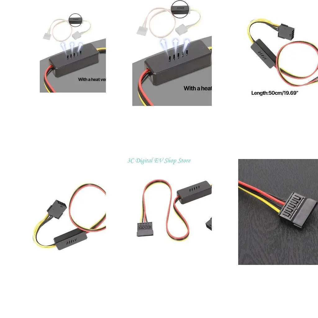 

E74D Power Adapter Cable 8PIN женский до Строительство напряжения кабеля