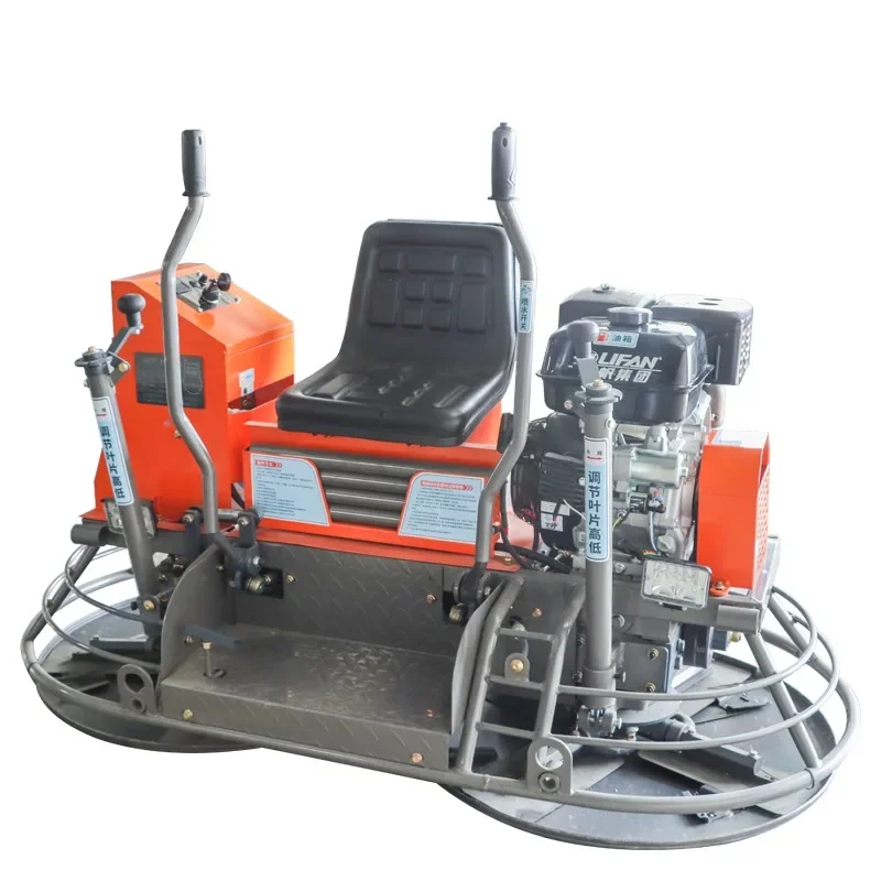 Double Cylinder oline Engine GX390 Power Trowel Machine Concrete Finishing Surface  Ride On Power Trowel Price