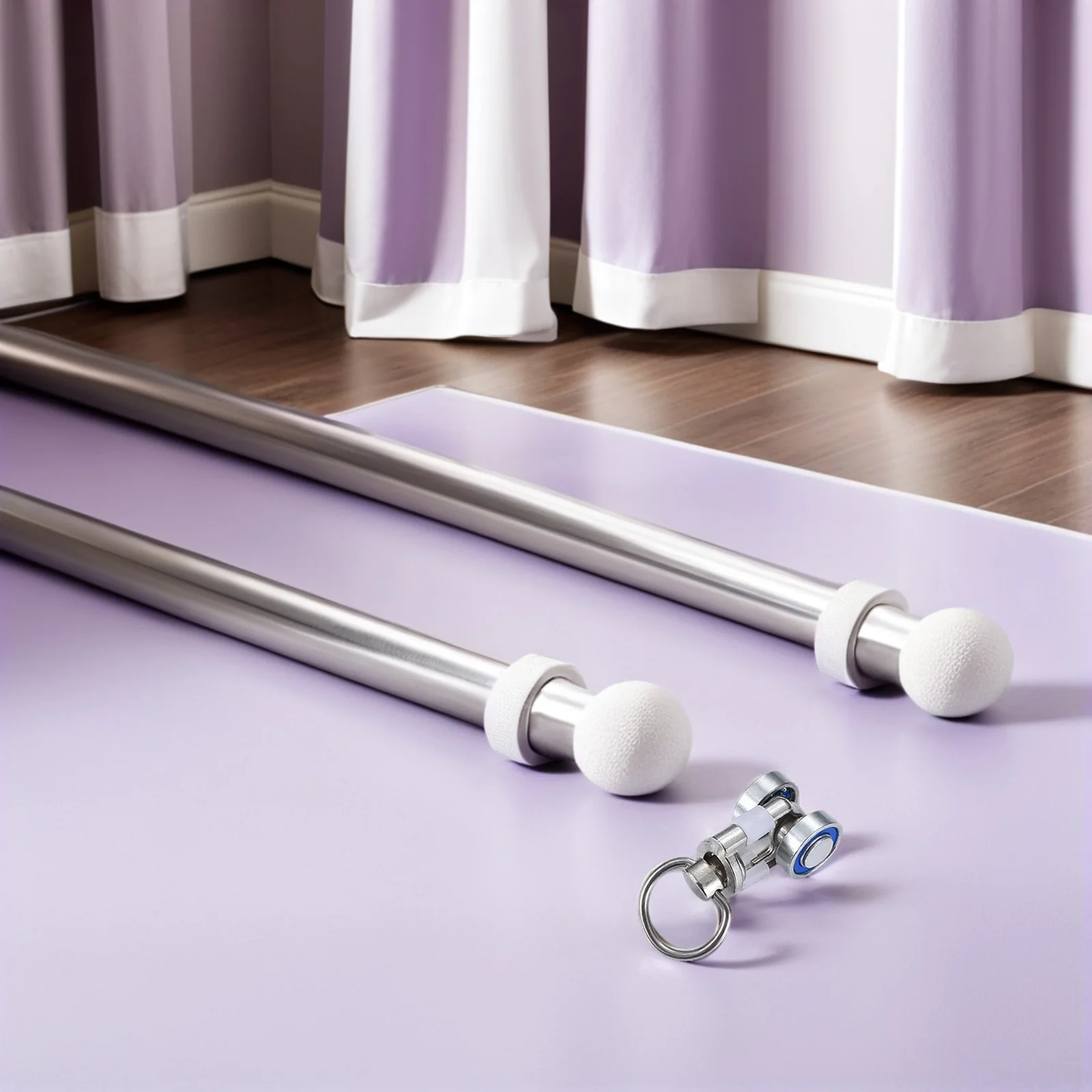 

4pcs Metal Curtain Track Rollers Heavy Duty Smooth Sliders For Ceiling Wall Mount Tracks Pulley Runners Drapery Shower