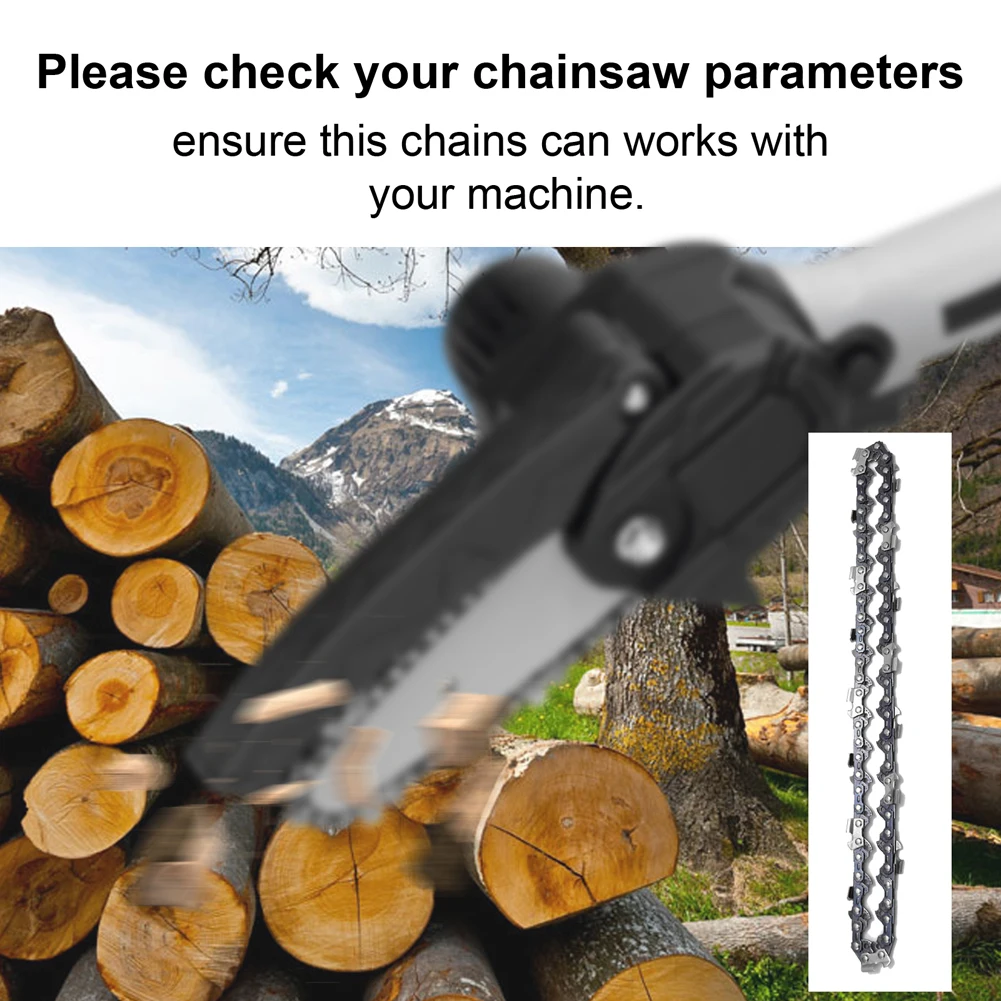 12 PCS 4/6 Inch Mini Steel Chainsaw Chains Electric Chainsaws Accessory Guide Plate Chains Replacement Mini Chainsaw Chains