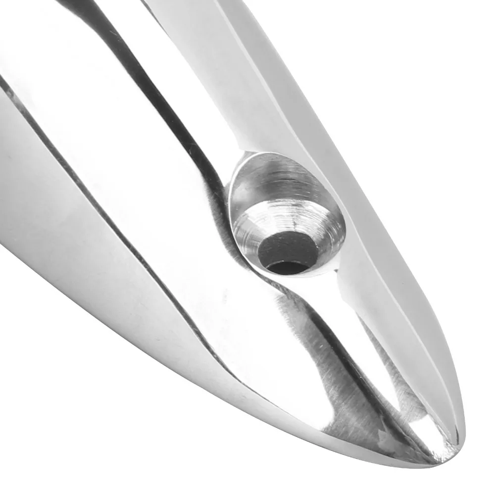 2pcs Marine Grade 316 Stainless Steel Handrail End 7/8in Anti Corrosion Accessory Rail End Marine Environment
