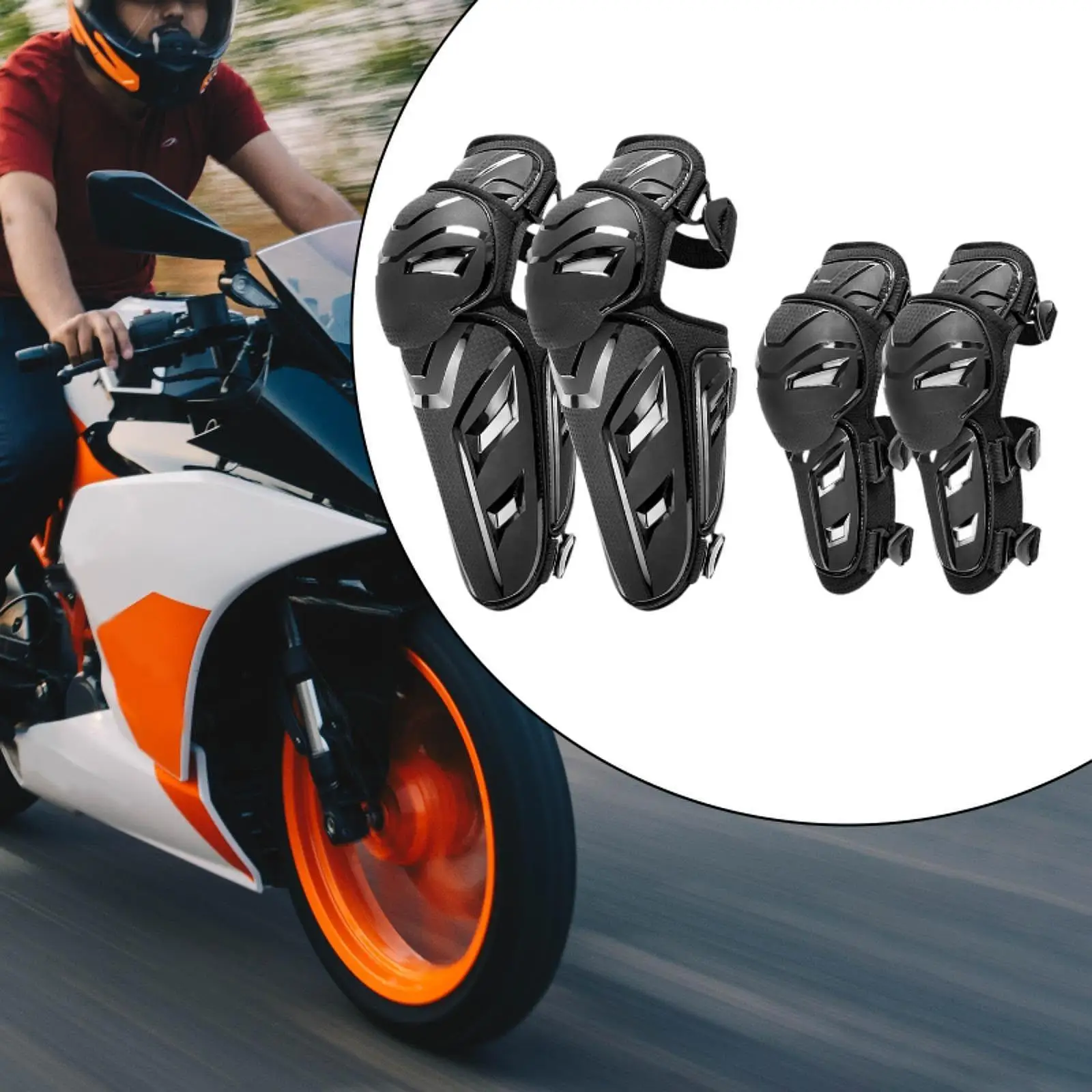 

Elbow Guard and Knee Pads Riding Protector for Skiing Motocross Cycling