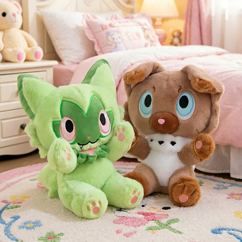 35-センチメートルスプリガティートポケモンぬいぐるみ大型アニメ人形かわいい枕漫画ポケモンロックラフぬいぐるみ子供のためのギフトクリスマス
