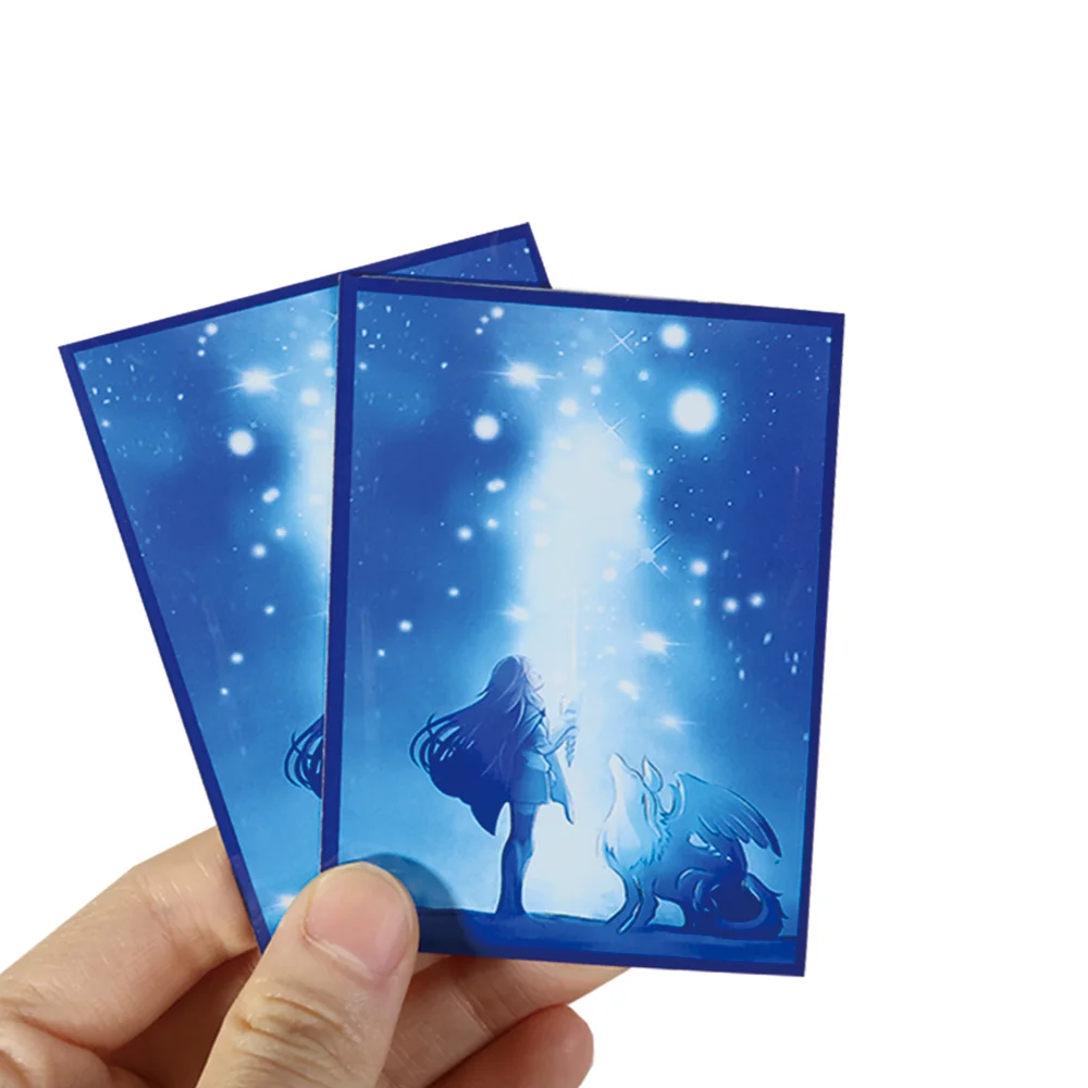 

60PCS 63X90mm YGO Japanese Size Card Sleeves Printing World Legacys Contin Board Game Trading Card Sleeves Photo Card Protecter