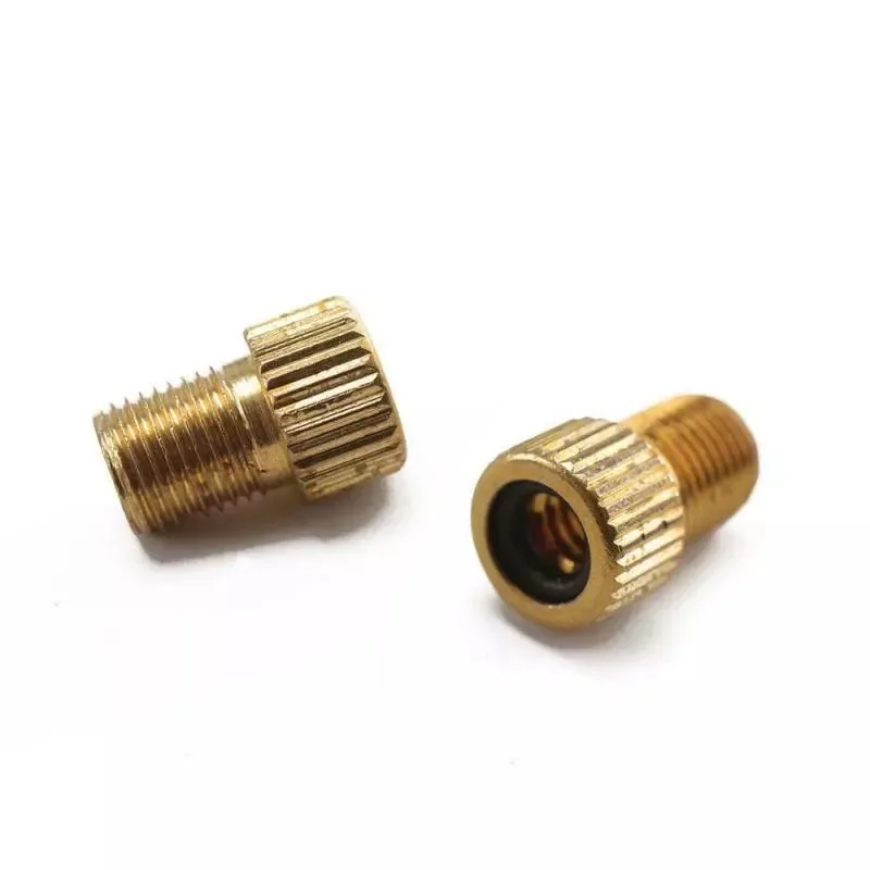 4Pcs Straight Brass Valve Adaptor Kit  High Performance Valve Adapter Set for Bikes Hand Tool Parts Bicycle Valve Adapter Sets