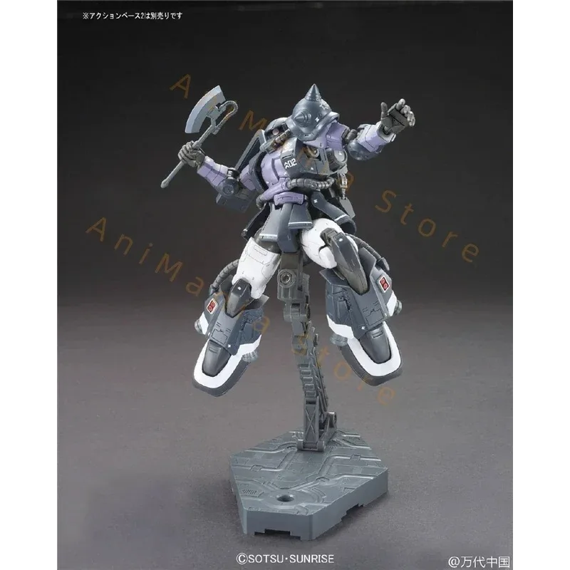 [En stock] Bandai HG GTO Zaku BLACK TRI-STARS ZakuII Modelo de ensamblaje de acción de alta movilidad