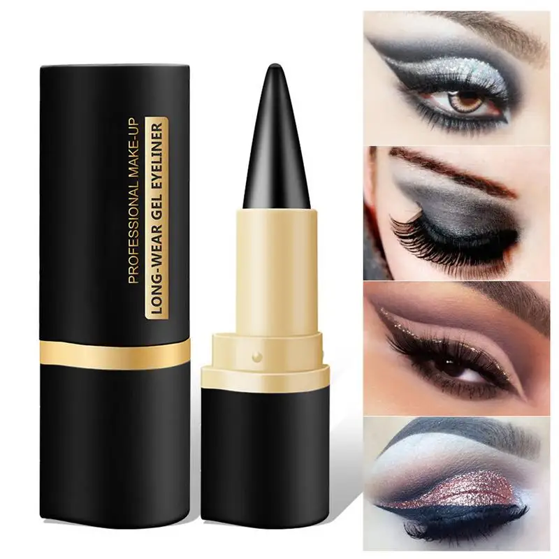 Gel Eyeliner Smudge Proof Eyeliner Pencil Waterproof Eyeliner Gel Stick Matte Eyeliner Pencil Makeup Eye liners For Women Girls