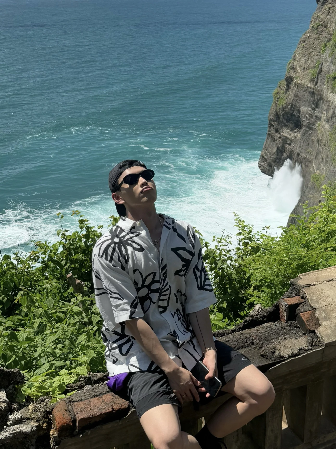 

Кубинский воротник с цветочным принтом ort Sve Beach irt Five Points Summer Youth Trendy Loose Fit Casual Vaion Island Sle Men's irt