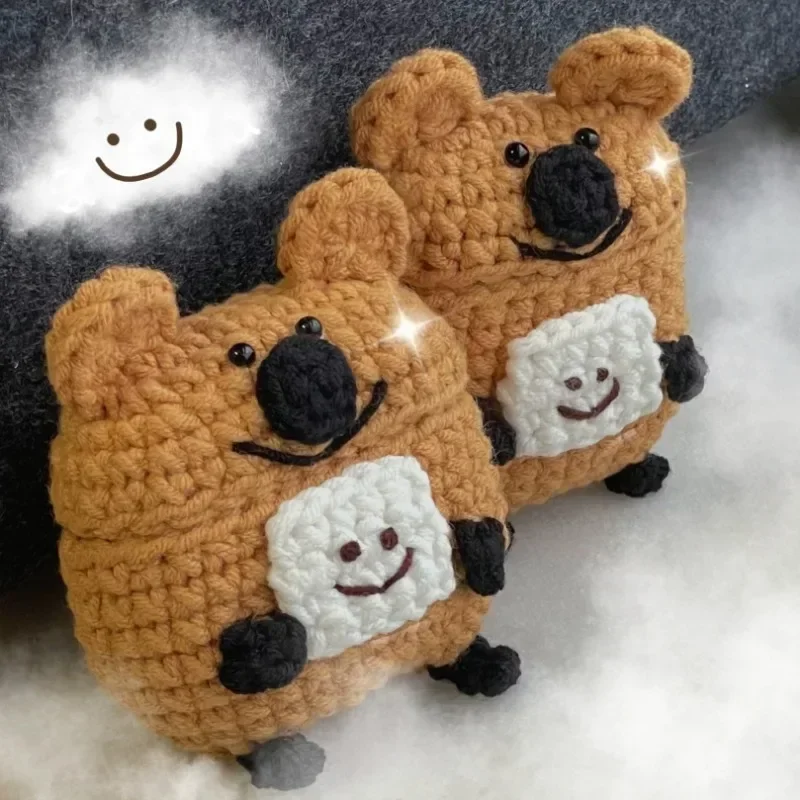 Cute Quokka Airpods Case Plush Zoological Theme Decoration Custom Kawaii Cover for Airpods Bluetooth Headset Accessories Gifts