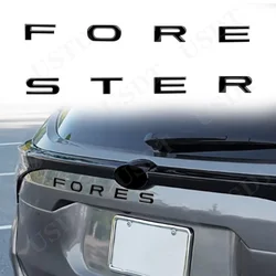 Car Emblem Badge Logo Sticker Tailgate Insert Letters Fit For Subaru Forester 2025 Badge 3D Raised Emblem