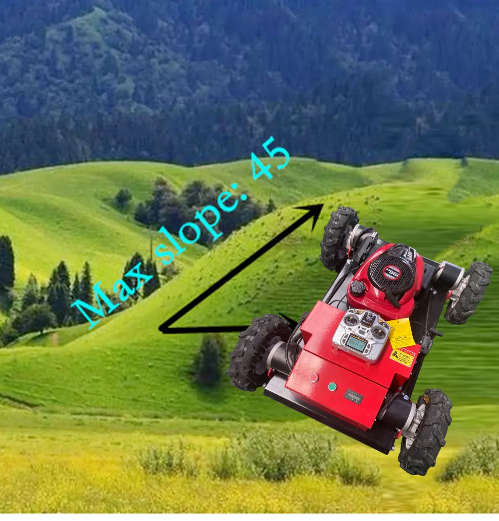 Mini Gas Lawn Mower  wholesale  Remote Control Lawn Mower for Japan Grass Mower Machine  For Sale