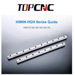 TOPCNC HIWIN 표준 HGH 선형 가이드 레일, CNC 라우터용, 15 20 25 30 35 45 0.1M