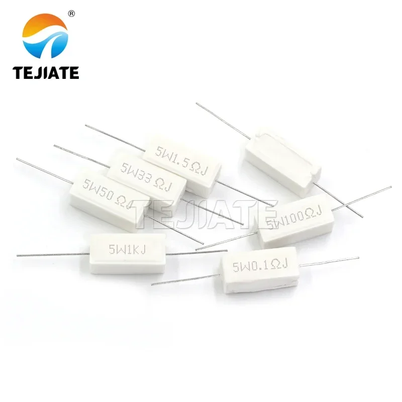 5 قطعة SQP الاسمنت المقاوم 5 واط 10 واط 0.25R 15R 33R 55R 140R 300R 5% السيراميك المقاوم