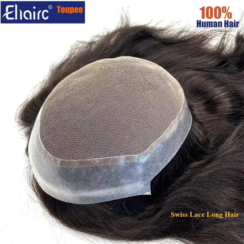 (In stock) Swiss Australia Lace with clear Base Pu 130% density Long Wig For Men and Women,Topper for women Can Be Dyed