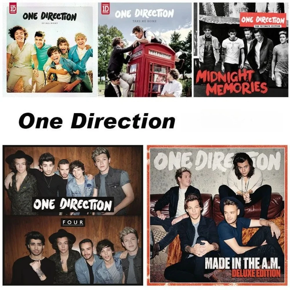Coleção Completa de Álbuns de Estúdio One Direction (Apenas CD) – Hinos e Baladas Icônicas da Famosa Banda Pop Masculina para Fãs e Colecionadores de Música