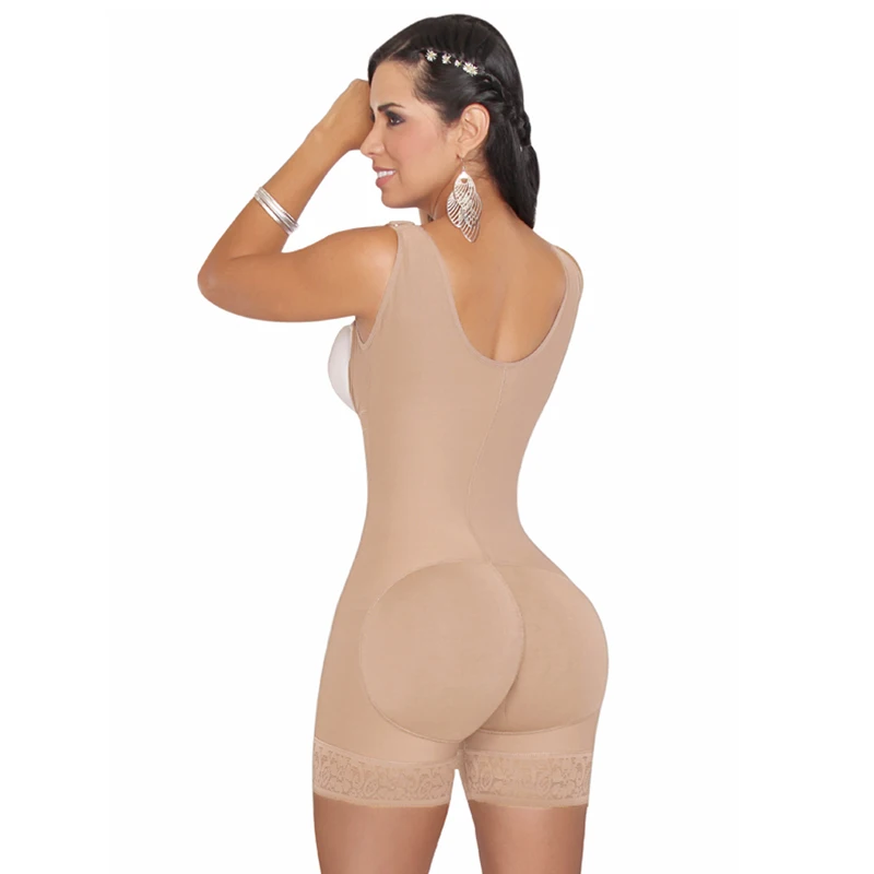 Shapewear for Women Compression Seamless Fajas Girdle Short Slimming Tummy Control Open Bust Bodysuit Postpartum Daily Wear