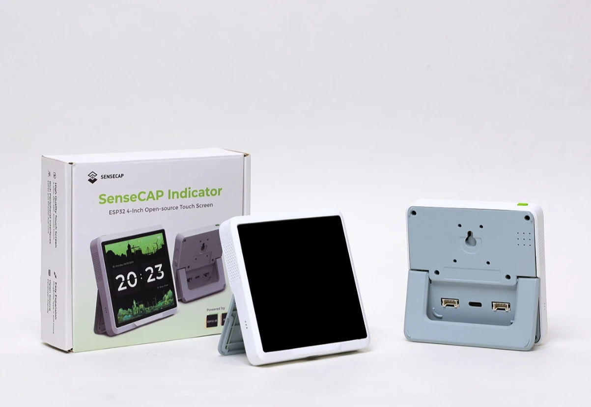 Seeedstudio SenseCAP Indicator D1L, 4-Inch Touch Screen IoT development platform powered by ESP32S3 & RP2040