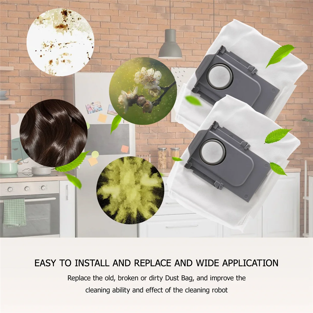 Sac à Poussière pour Xiaomi Roborock S7 MaxV Ultra, Accessoires, Ordures, Pièces de Robot, Q7 MAX Q5 + T8