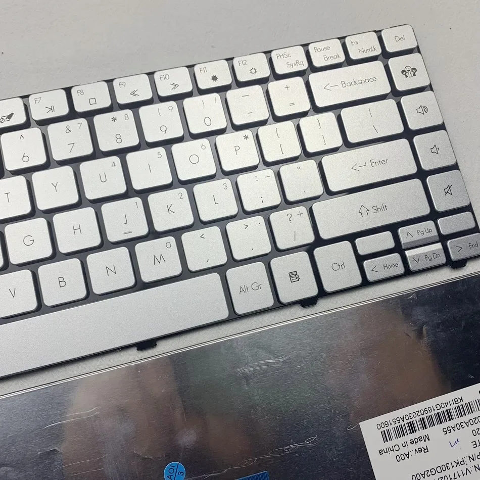 Teclado de ordenador portátil de EE. UU. Para Gateway EC39, ID43, ID43A03c, TM8481, ID49, ID49C13u, ID49C14u, ID43A06c, ID43A08c, ID49C04u, diseño de EE. UU.