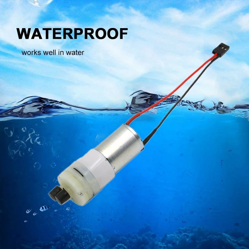 Rc Boot Waterpomp 3-6V 370 Waterkoeling Pomp Waterdichte Jr Plug Voor Rc Boten Motor & Esc