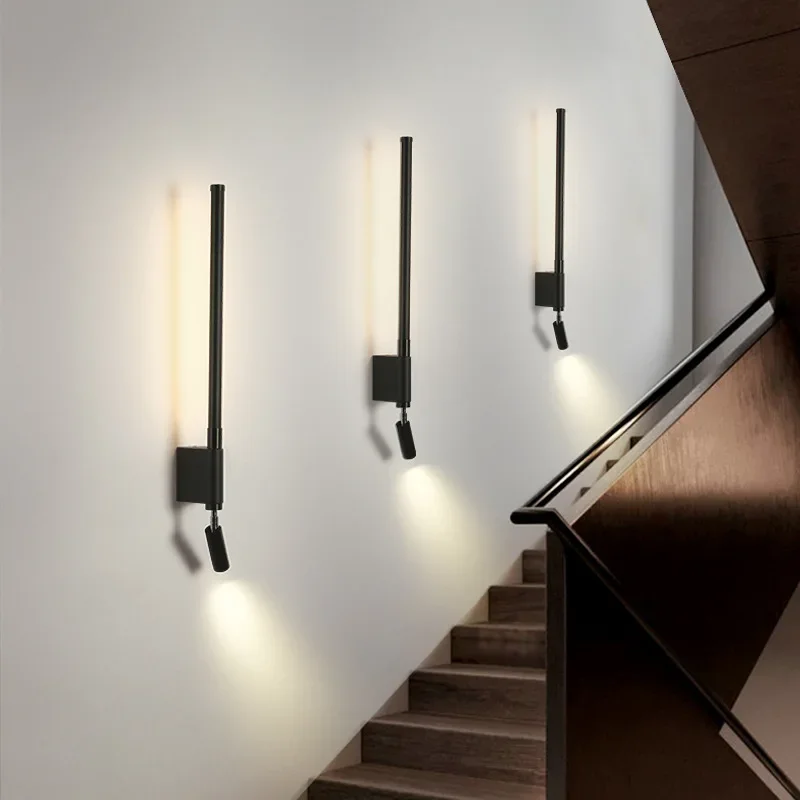 

Modern LED Wall Lamp for Living Room TV Background Aisle Stairs Bedroom Reading Lights Home Decor Indoor Sconce Lighting Fixture