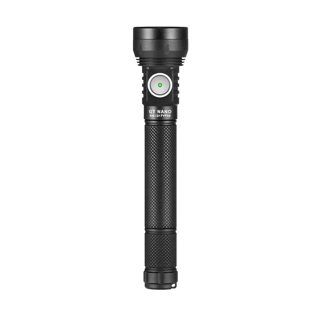 Lumintop GT NANO Compact EDC LED Flashlight USB TYPE C Rechargeable Lantern Mini Flashlight Dual Battery Compatibility 10300/10750 405 Meters Long-Range Beam Distance Outdoor Lighting
