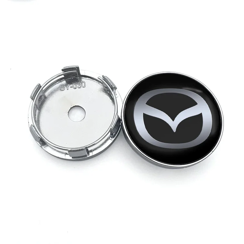 4 قطعة غطاء مركز عجلة السيارة محور السيارة قبعات اكسسوارات لمازدا 3 7 8 Atenza Axela 5 6 323 500 RX7 RX8 CX9 CX30 CX7 CX6 CX5 #2